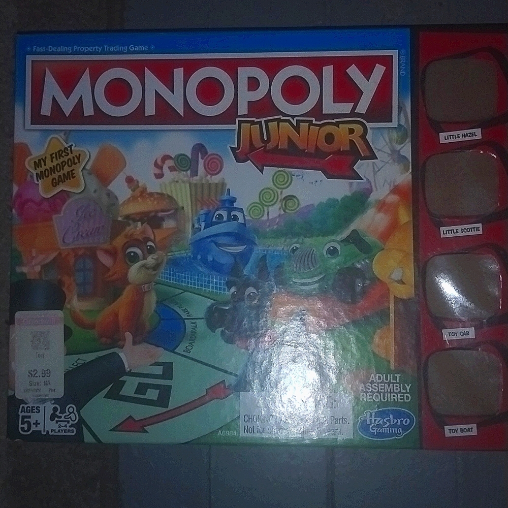 (New) Children Monopoly Board game